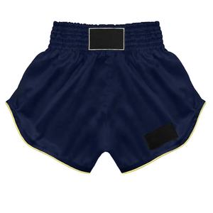 กางเกงมวยไทยสั่งทำขายส่งสำหรับทุกเพศ ระบายอากาศได้ดี น้ำหนักเบา ผลิตจากโพลีเอสเตอร์ 100% ทรงหลวม เหมาะสำหรับ MMA และคิกบ็อกซิ่ง - Product Image 1