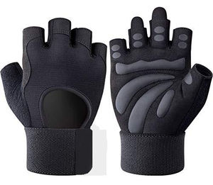 Gants de musculation en gros avec dos en maille respirante pour le contrôle de la transpiration, logo personnalisé, gants de sport rembourrés pour l'entraînement en salle de sport - Product Image 3
