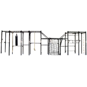 Fabrieksgemaakte custom outdoor pull-up rig, ninja rig, vrijstaande rek, <span class=keywords><strong>monkey</strong></span> bars, gym <span class=keywords><strong>rigs</strong></span> - Product Image 1