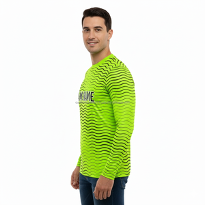 T-shirt à manches longues pour homme en mélange de polyester et de coton, doux, respirant, décontracté, vêtements d'extérieur pour le printemps et l'automne - Product Image 5
