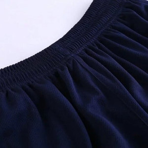 Ensemble d'uniformes de basketball respirants en maille antibactérienne de haute qualité, personnalisables avec noms/numéros d'équipe, grandes tailles, sans manches, 100 % polyester - Product Image 4