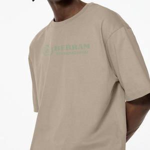 Camiseta de manga larga con cuello redondo para hombre, estampada digitalmente, 100% algodón, informal, lisa, unisex, de gran tamaño. - Product Image 4