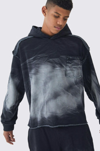 Conjunto de Sudadera con Capucha Extra Grande para Hombre, Marca Spark Clothing, 100% Algodón Transpirable, 320g, Ropa Casual de Invierno - Product Image 5