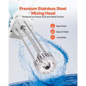 Homogeneizador de Laboratorio de Alta Velocidad de 500 W, Máquina Dispersora de 200-11000 RPM, Pantalla Digital de Alto Cizallamiento, Mezclador de Emulsión de Laboratorio - Product Image 3