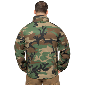 Veste de chasse imperméable de haute qualité en tissu softshell camouflage pour hommes, idéale pour la pêche, la randonnée et les activités tactiques - Product Image 2