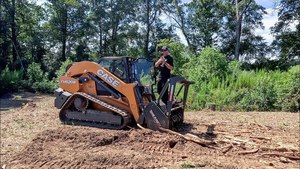 Chargeuse compacte sur chenilles de haute qualité avec broyeur forestier, machine robuste pour le défrichement des terres - Product Image 6