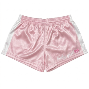 Customized Australian Footy Shorts Pockets <b>Drawstring</b> Closure Skinny Fit 100% Polyester Breathable Quick Dry Women's - Product Image 5