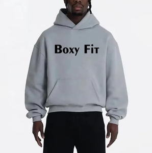 เสื้อฮู้ดดี้ผู้ชายทรงบ็อกซี่ผ้าฝ้ายพิมพ์ลาย 100% – คุณภาพพรีเมียม ทรงโอเวอร์ไซส์ สวมใส่สบาย สไตล์สตรีทแวร์ - Product Image 4