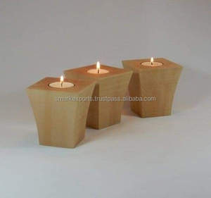 Candelabro de Madera Serenity, Hecho a Mano, Artesanía India Única, Decoración para el Hogar de Primera Calidad - Product Image 6