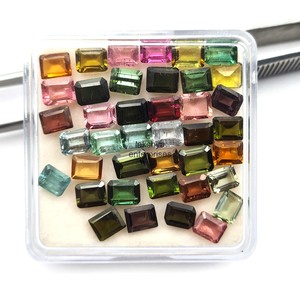 8x10mm Tourmaline Octogone Coupe Pierres Précieuses En Vrac Perles Naturelles Multi Tourmaline Calibré Pierre Pour La Fabrication De Bijoux En Gros En Vrac - Product Image 6