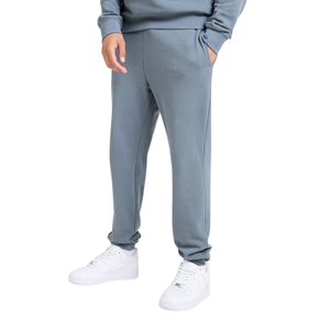 Ensemble de survêtement polaire à capuche pour homme avec poche kangourou et pantalon à ourlet ouvert, coupe décontractée, tenue de sport OEM - Product Image 5