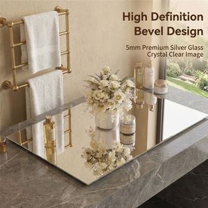 Specchio Rotondo Senza Cornice di Alta Qualità 142x38 cm per Soggiorno, Camera da Letto, Guardaroba, da Appendere, Spessore 5mm - Product Image 6