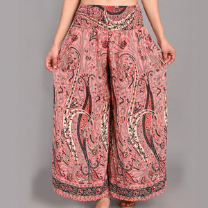 Pantalon d'été confortable et décontracté pour femme, coupe ample et large, taille personnalisée, style décontracté et tendance - Product Image 1