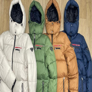 Vestes matelassées en nylon pour hommes de haute qualité, légères, couleurs mélangées, à capuche, pour l'extérieur, hiver, marque populaire, vente en gros - Product Image 6