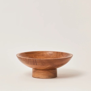 Cuencos Decorativos de Madera Suministrados por Fábrica, Personalizados para Cocina, Mesa, Frutas, Ensaladas, Postres, Dulces, Estilo Vintage para Hogar y Hotel, Precio Bajo - Product Image 2