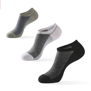 Chaussettes courtes invisibles pour hommes, en coton, nouvelle mode, de haute qualité, fabriquées sur mesure, OEM, avec logo personnalisé - Product Image 2
