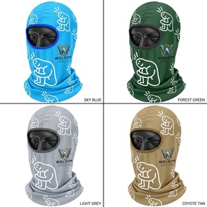 Balaclava de sublimation entièrement imprimée de qualité supérieure, personnalisable, pour le cyclisme, la course, l'entraînement, la randonnée, le fitness, respirante et active - Product Image 2