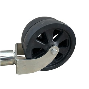 Nuevo <span class=keywords><strong>Abrazadera</strong></span> Doble de 8 Pulgadas para <span class=keywords><strong>Rueda</strong></span> de Soporte de RV/Autocaravana, Equipo de Elevación, Acero Q235b, Capacidad de 2000 kg - Product Image 2