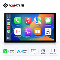 Lecteur audio Android universel 13 pouces 12+512G, écran tactile 2K, autoradio stéréo, lecteur multimédia Android pour voiture, Android auto