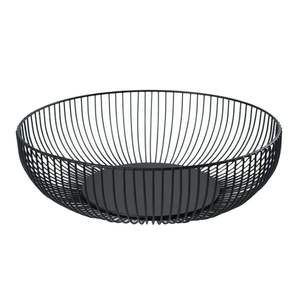 Magnifique panier à fruits en métal tressé à la main, idéal pour l'organisation de la cuisine moderne, avec une structure ouverte élégante et un design favorisant la circulation de l'air. - Product Image 5