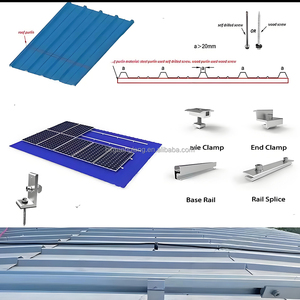 Wholesale Solar Bracket Solar Rails Bipv Waterproof Solar Rail Aluminium Solar Mounting Rail for Solar Panel - Product Image 3
