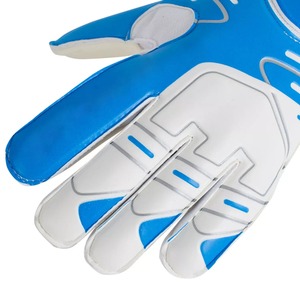 Football Goalkeeper Gloves Full Finger PU Leather Hook & Loop Adjustable Wrist <b>Strap</b> Non-Slip Breathable Unisex - Product Image 4