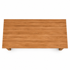 Mesa de Comedor Rectangular Moderna de Madera de Teca Sólida Estilo Escandinavo para el Hogar, Apartamento, Restaurante, Muebles de Comedor - Product Image 4