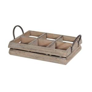 Organizador de Madera Rústico con Asa, Caja de Almacenamiento Duradera, Color y Tamaño Personalizables, Diseño Moderno para Cocina, Baño y Escritorio - Product Image 6