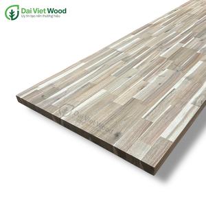 Panneau mural de salle de bain moderne en bois massif d'acacia à jointures à languettes - Product Image 3