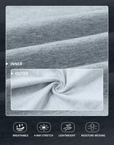 Shorts de haute qualité pour hommes, athlétiques, en polyester, pour entraînement, course à pied, décontractés, avec poches et cordon de serrage réglable - Product Image 5
