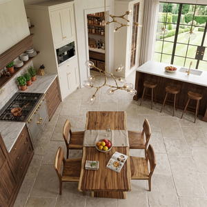 Solid Suar Wood Authentic Live-Edge <b>Dining</b> Room Furniture Modern <b>Rustic</b> Premium Quality Natural Edge <b>Table</b> for Hotel Restaurant - Product Image 5