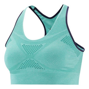 Nouvel ensemble de soutien-gorge de sport pour femme, haute élasticité, rembourré, avec doublure en spandex et motif imprimé - Product Image 3