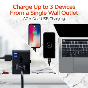 Adattatore da Viaggio Universale Tutto-in-Uno: Soluzione Pratica per Viaggi Internazionali - Product Image 3