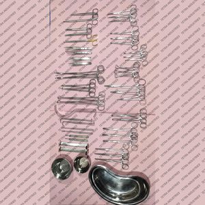 Juego de Instrumentos Quirúrgicos de Laparotomía Básica de Alta Calidad, 50 Piezas, Reutilizables, de Acero Inoxidable, Kit de Laparotomía Quirúrgica, CE - Product Image 5
