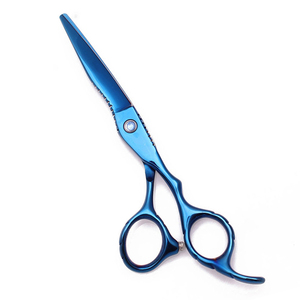 Ciseaux de coiffure professionnels OEM pour droitiers, manche moyen, acier inoxydable, lame tranchante, haute qualité - Product Image 2