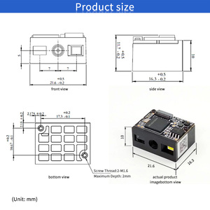 ماسح الباركود عالي السرعة 2D EMT8196 MRZ OCR USB <span class=keywords><strong>RS232</strong></span> CMOS QR وحدة ماسح رمز <span class=keywords><strong>PDA</strong></span> - Product Image 6