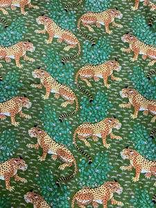 Handmade Indian Animal Printed 100% Cotton Voile Fabric Eco-friendly Organic Lightweight Women Boys Dress Craft <b>Bag</b> Material - Product Image 6