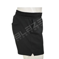 Shorts de sport pour hommes OEM avec ceinture élastique confortable, pour la course, la gym, la compression, l'entraînement, 100% coton uni