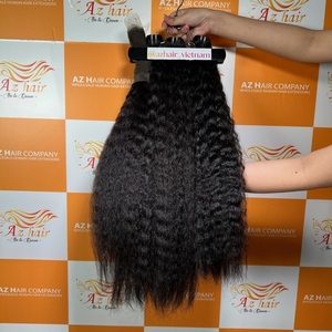 Super venta en extensiones de cabello humano rizado ondulado 8 \ "a 32 \" Paquetes de longitud Precio al por mayor para vacaciones - Product Image 5