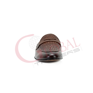 Handmade Pointed Toe <b>Brown</b> Color New Style Leather Loafers <b>Men</b> <b>Casual</b> <b>Shoes</b> <b>Men's</b> Wear - Product Image 5