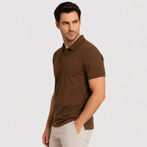 Polo pour homme à manches courtes, col classique, haut décontracté, design confortable pour les commandes en gros - Product Image 3