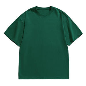 Camiseta de Manga Corta para Hombre, Cuello Redondo, Color Azul Marino, Corte Regular, Estilo Casual, 100% Algodón, Tejido de Punto Jersey - Product Image 4