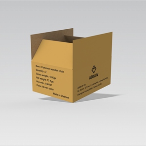 OEM/ODM Custom Eco-Friendly Recycled Materials Charcoal Packaging <b>Box</b> Durable Corrugated Cardboard for Briquette Wood Charcoal - Product Image 3