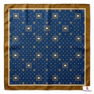Custom <b>Printed</b> Silk Feel Square Headscarf Soft Lightweight OEM ODM Manufacturer Madeira Custom Fabric Products Wholesale - Product Image 3