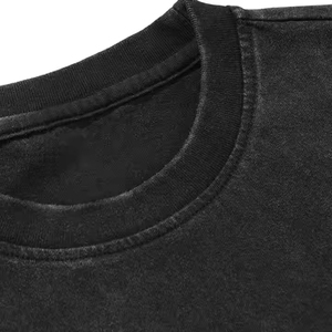 T-shirts pour hommes en coton 100% vintage, imprimés DTG, style streetwear, coupe ample et courte, vente en gros - Product Image 6