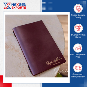 Agente con la Mejor Calificación Ofrece Porta Menús Personalizado de Lujo con Estampado Dorado de Calidad Superior para Uso en Restaurantes - Product Image 3