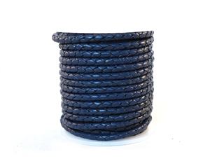 Cordones de cuero trenzado redondo genuino de 4mm para joyería para hacer pulseras colgantes otros accesorios - Product Image 3