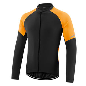 Combinaison de cyclisme respirante à séchage rapide multicolores pour hommes avec manches longues pour le VTT, veste réfléchissante de nuit - Product Image 3