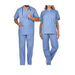 PK ODM Medical Regular <b>Scrub</b> Men's Jogger <b>Scrubs</b> Set-Comfortable Woven Twill Fabric Customized Color Design - Product Image 5