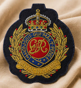 ROYAL ENGINEER Patch brodé en dentelle de haute qualité, à coudre, badge en tissu circulaire, design de luxe pour vêtement - Product Image 5